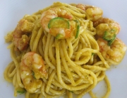 spaghetti_con_gamberi_e_crema_di_fiori_di_zucca